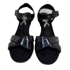 Ann Klein Sport Sling Back Dress Shoe Heels Black Women’s SZ 8.5 New Ankle Strap